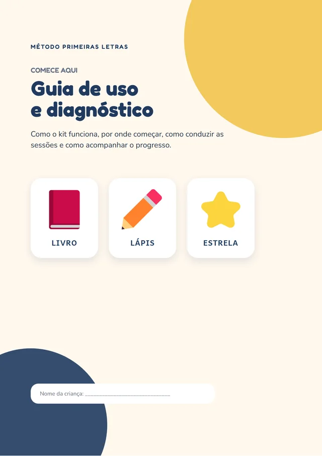 Capa do guia Comece Aqui